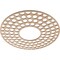 Ekena Millwork Fink Wood Fretwork Pierced Ceiling Medallion, Alder, 28"OD x 10 1/8"ID x 3/8"T CMWP28X28X0375FFAL - alternate 4